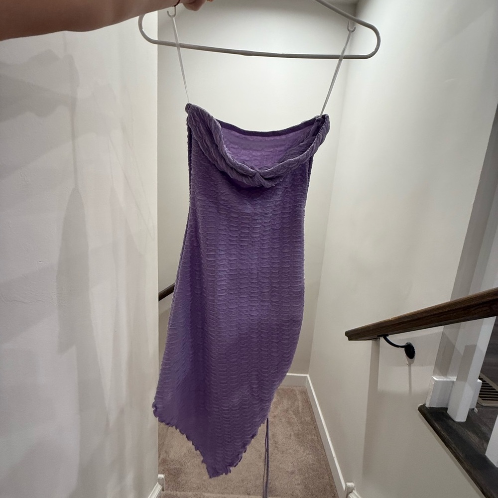 Elegant Purple Women's Dress